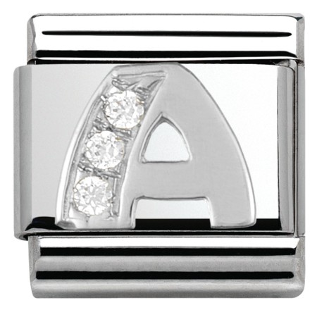 Nomination Literka "A" z cyrkoniami