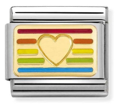 030263/24 Tęczowa flaga serce (Rainbow Flag Heart)