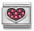 330323/06 Serce z cyrkoniami fuksja (Heart Fuchsia CZ)