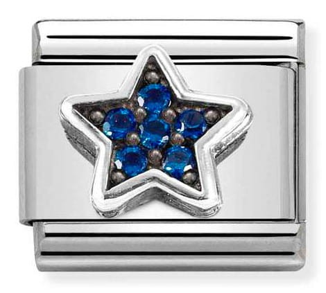 Przejdź do produktu Nomination Element Gwiazdka z cyrkoniami niebieska Silver