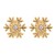 Kolczyki iXXXi śnieżynki złote