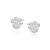 Kolczyki srebro 925 łapki z cyrkoniami