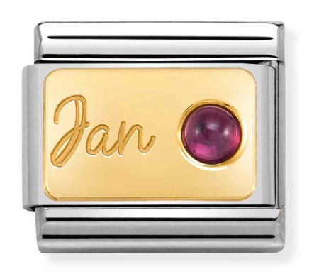 030519/01 Styczeń - Granat Gold (Garnet - JANUARY)