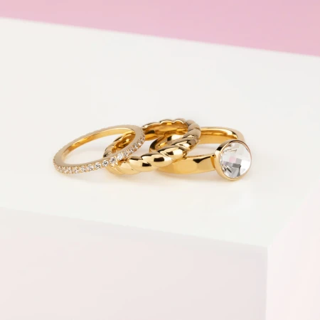 Ring Melano FR43 złoty