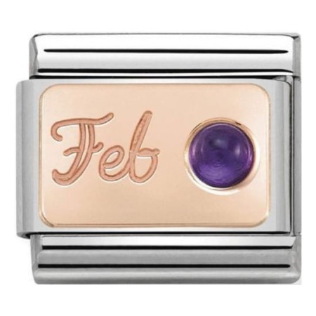 Luty - Ametyst Rose Gold