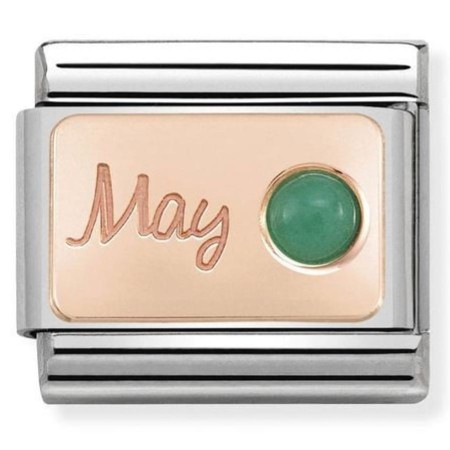 Maj - Szmaragd Rose Gold