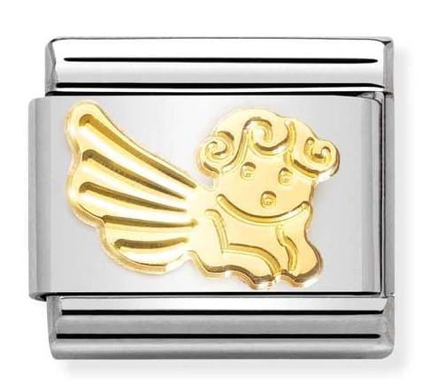 Przejdź do produktu Nomination Element Link 18K Aniołek diamentowany Gold