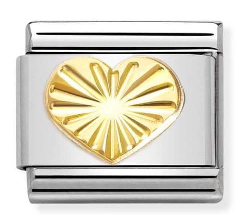 Przejdź do produktu Nomination Element Link 18K Serce diamentowane Gold