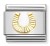 Nomination Element 18K Podkowa diamentowana Gold