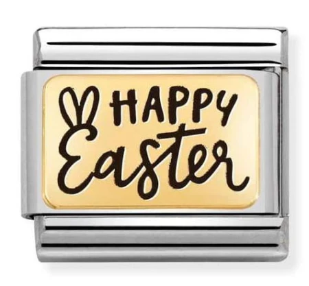 Nomination Element 18K Happy Easter Gold