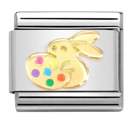 Nomination Element 18K Zajączek z pisanką Gold