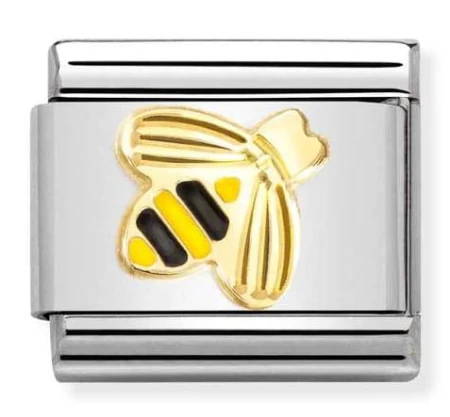 Nomination Element Link 18K Diamentowana pszczółka Gold