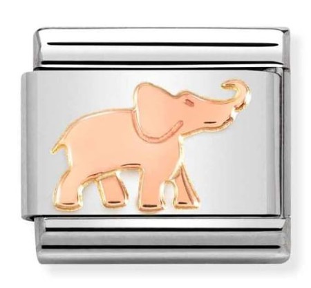 Nomination Element 9K Słoń Rose Gold