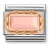 Nomination Element 9K Prostokątny różowy koral Rose Gold