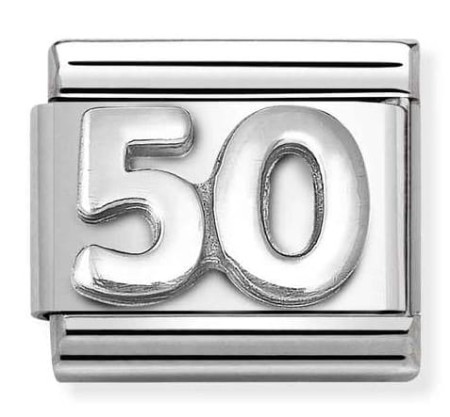 Nomination Element Liczba "50" Silver
