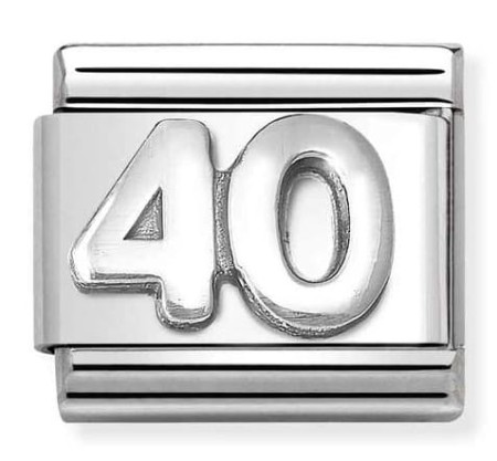 Nomination Element Liczba "40" Silver