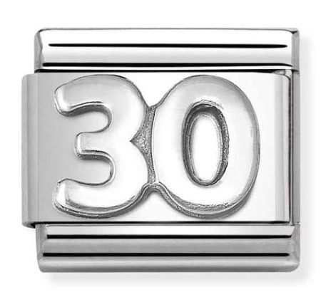 Nomination Element Liczba "30" Silver