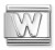 Nomination Element Litera "W" Silver