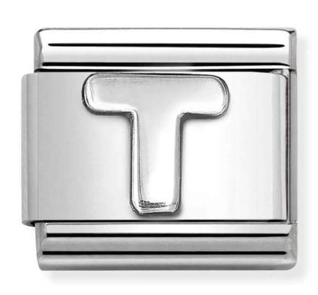 Nomination Element Litera "T" Silver