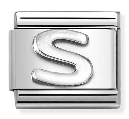Nomination Element Litera "S" Silver