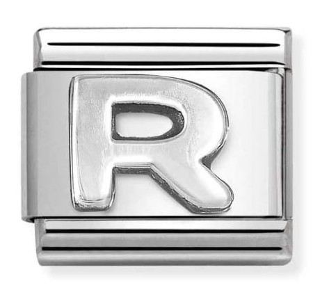 Nomination Element Litera "R" Silver
