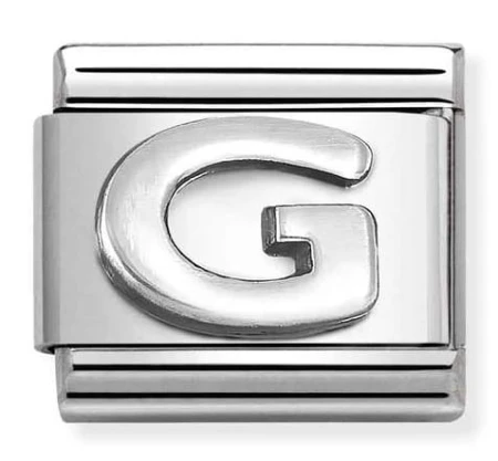 Nomination Element Litera "G" Silver