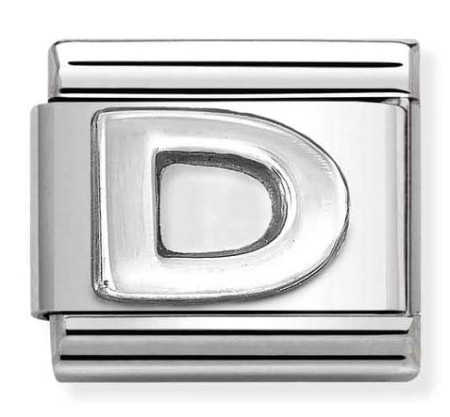 Nomination Element Litera "D" Silver