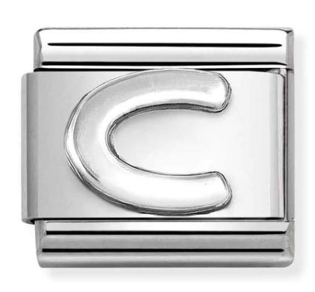 Nomination Element Litera "C" Silver