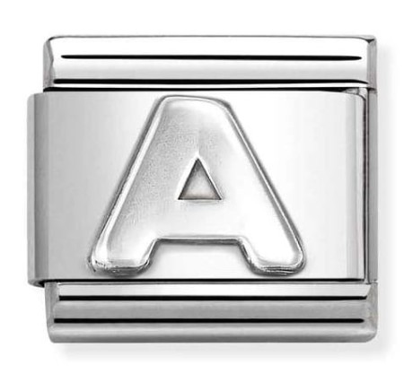 Nomination Element Litera "A" Silver