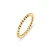 Ring Melano kulki FR46 złoty