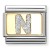 Nomination Element Link 18K Litera "N" z brokatem Gold