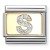 Nomination Element Link 18K Litera "S" z brokatem Gold