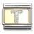 Nomination Element Link 18K Litera "T" z brokatem Gold