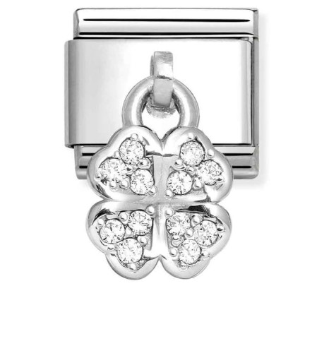Przejdź do produktu Nomination Element Charms koniczynka z cyrkoniami Silver