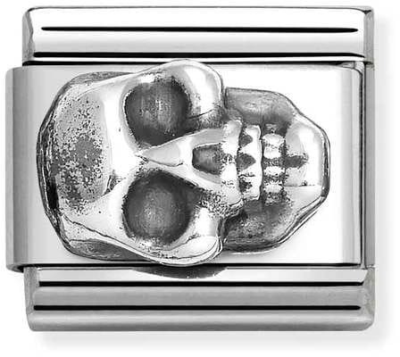 Nomination Męski Element Czaszka Silver