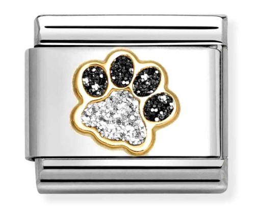 Przejdź do produktu Nomination Element Link 18K Łapa z brokatem Gold