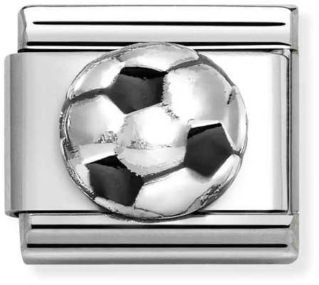 Bransoletka z piłką nożną Composable NOMINATION czarna 162