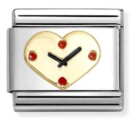 Nomination Element 18K Zegar serce Gold