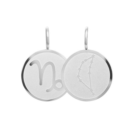 Zawieszka iXXXi średnia znak zodiaku Koziorożec srebrny C44102-03