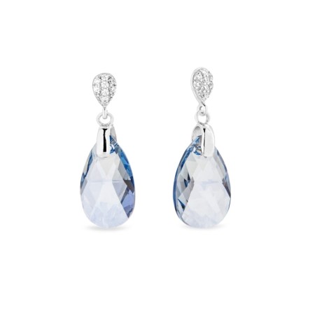 Kolczyki Spark Dainty Drop Blue Shade srebrne