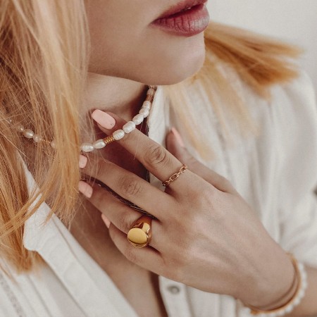 Naszyjnik Manoki perełkowy choker WA725G