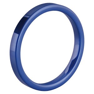Obrączka Side Rings ceramika Blue