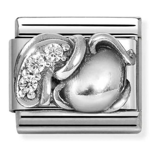 Przejdź do produktu Nomination Element Link Silver 925Znak zodiaku "Wodnik" z cyrkoniami
