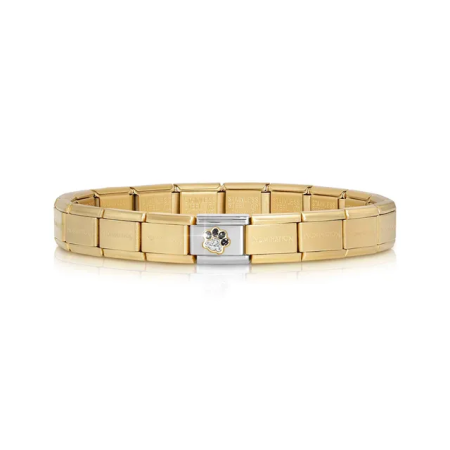 Bransoletka Composable Brokatowa łapa NOMINATION złota 177