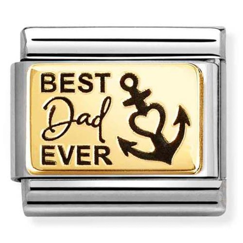 Przejdź do produktu Nomination Element 18K BEST DAD EVER Gold