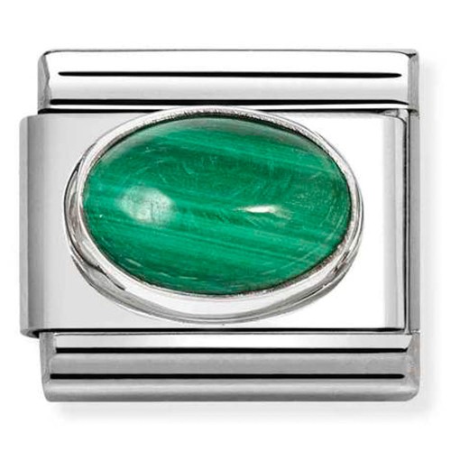 Przejdź do produktu Nomination Element Link Silver 925 Malachit