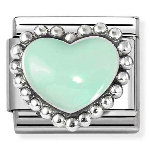 Przejdź do produktu Nomination Element Link Silver 925 Zielone serce