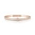 Bransoletka Nomination Pretty Bangles biała cyrkonia rosegold M
