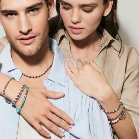 Bransoletka Nomination Instinctstyle Sea Edition różowy jadeit