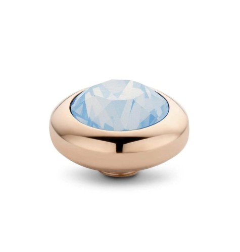 Przejdź do produktu Oczko Melano Vivid Moonstone różowe złoto 7mm